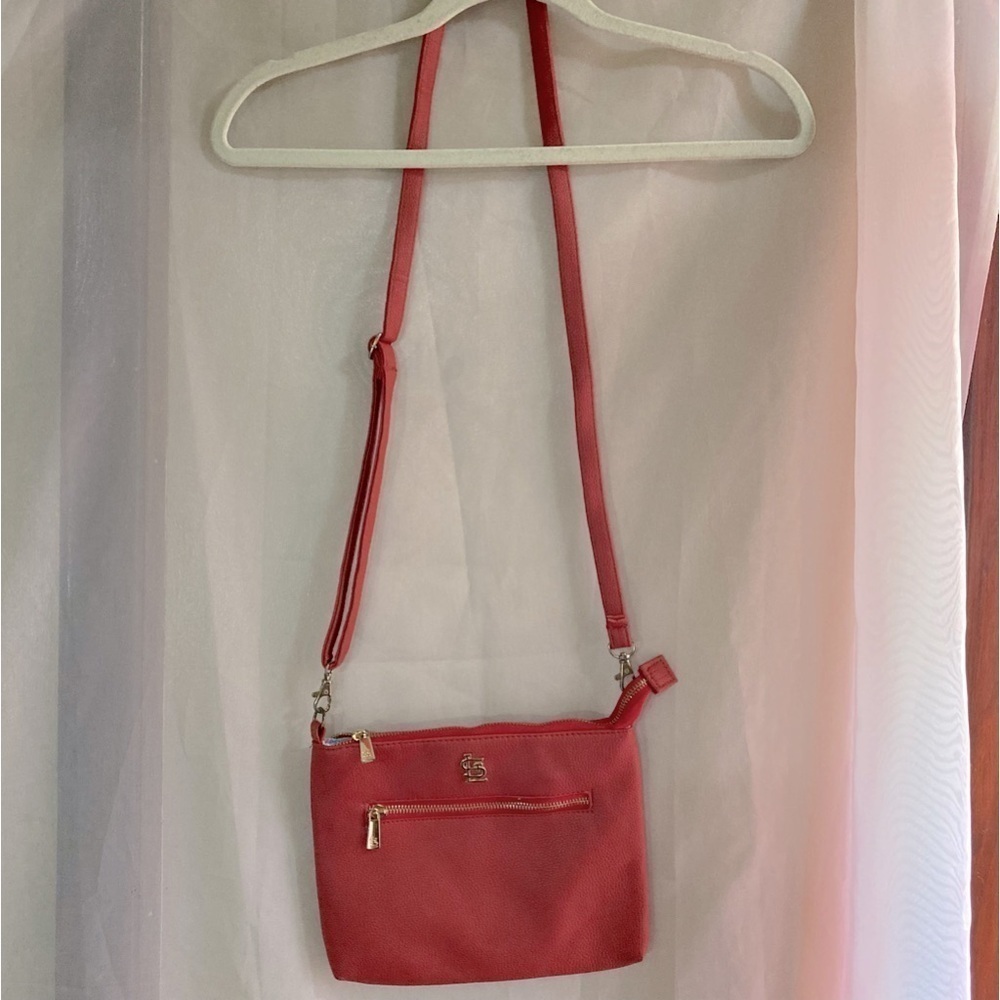 Stl cardinals inspired cross body purse